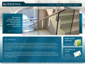 Drzwi przesuwne szklane od firmy Rokma